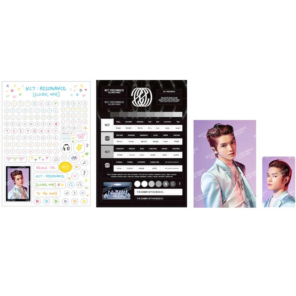 엔시티2020 | NCT 2020 [ GLOBAL WAVE ] DECO STICKER + PHOTO SET - Image 4