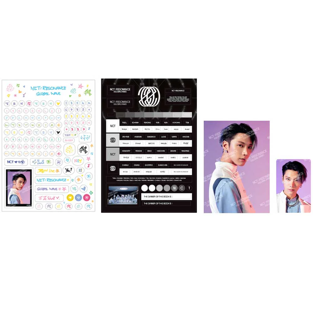 엔시티2020 | NCT 2020 [ GLOBAL WAVE ] DECO STICKER + PHOTO SET - Image 7