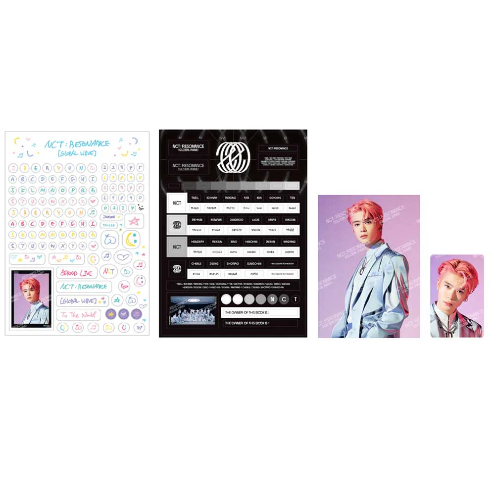 엔시티2020 | NCT 2020 [ GLOBAL WAVE ] DECO STICKER + PHOTO SET - Image 8