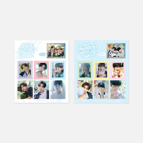 NCT WISH [ STAMP STICKER ] THE 1ST PHOTO EXHIBITION [ ONE SUMMER WISH ] OFFICIAL MD