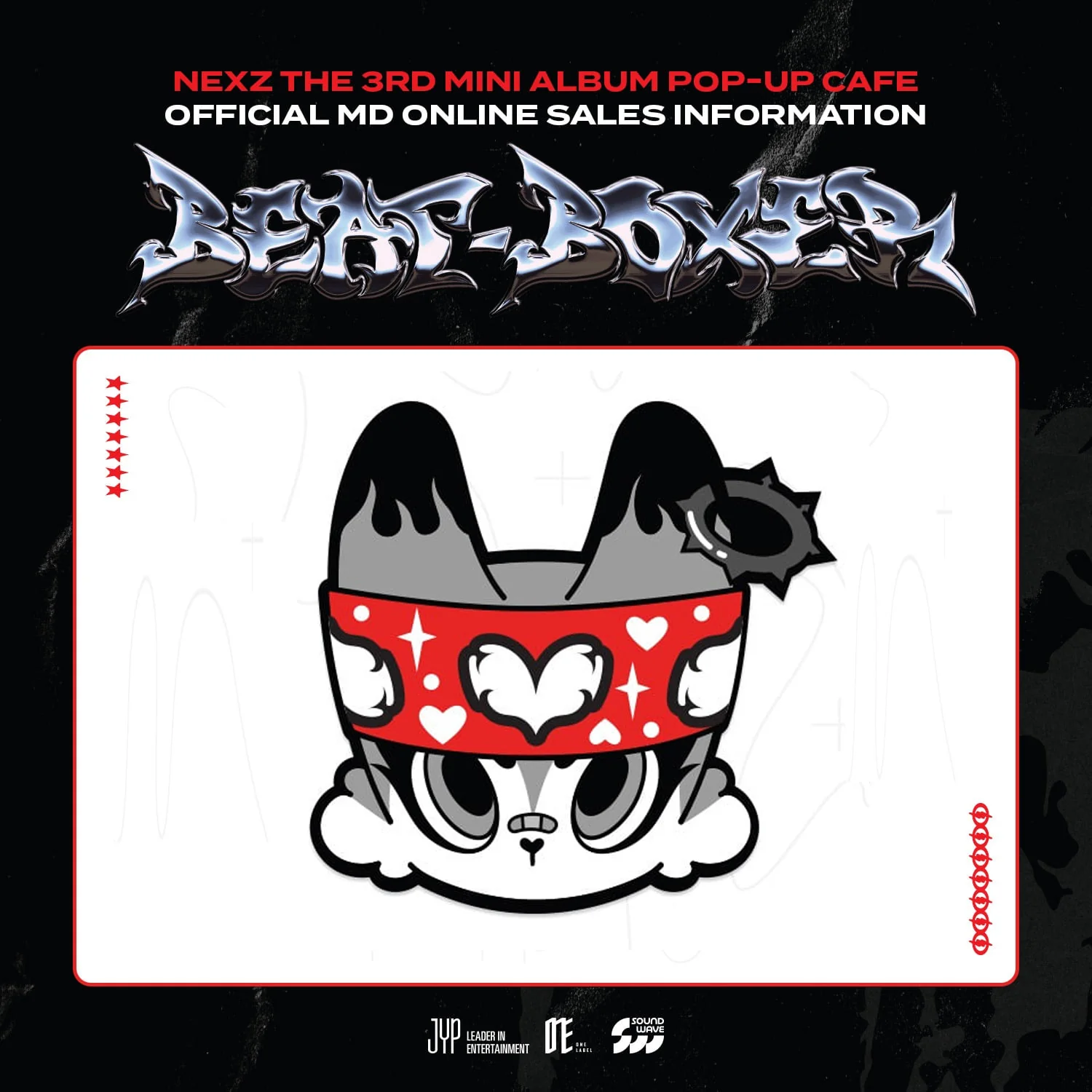NEXZ THE 3RD MINI ALBUM POP-UP CAFE MD [ FOX2Y BOUCLE STICKER ] - Image 2