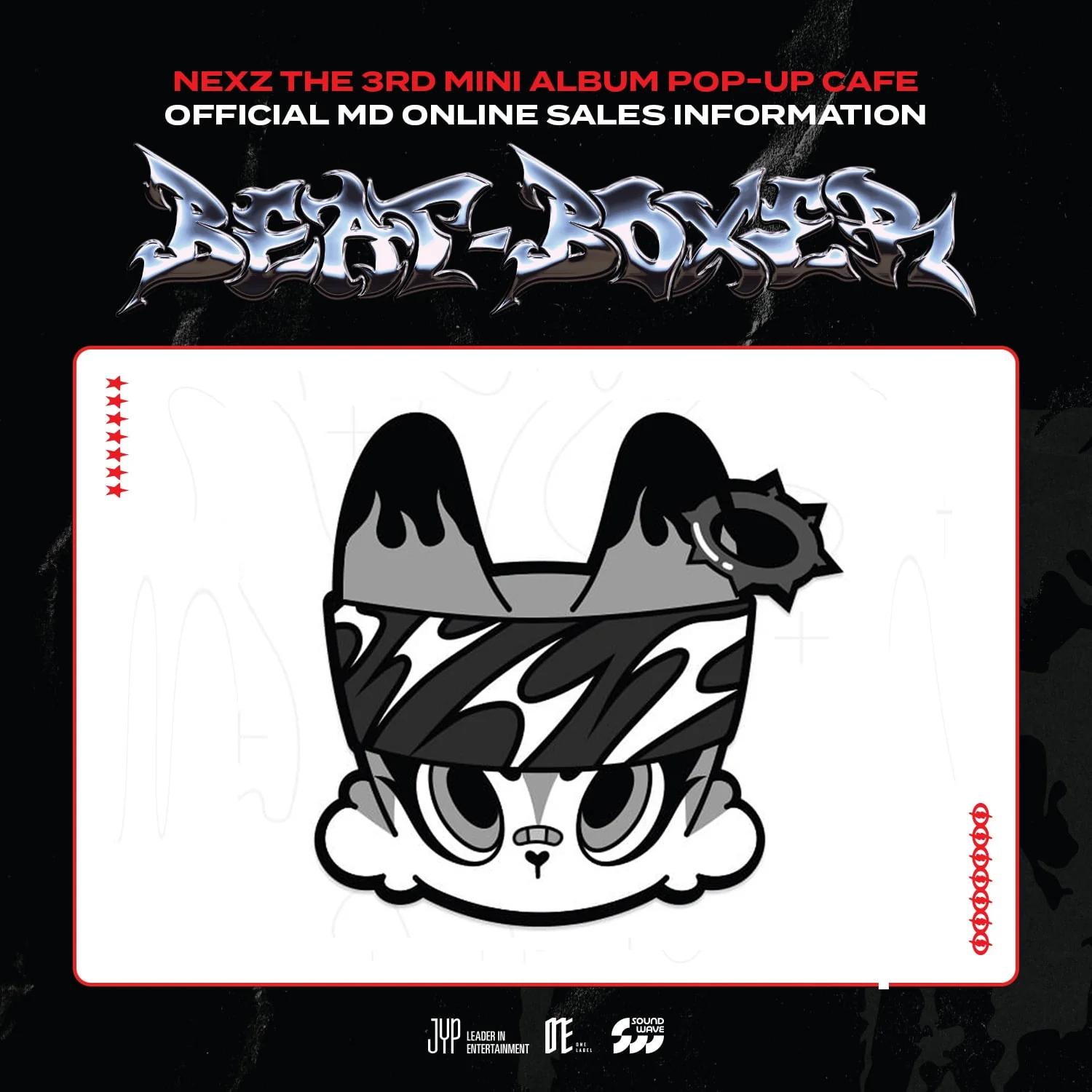 NEXZ THE 3RD MINI ALBUM POP-UP CAFE MD [ FOX2Y BOUCLE STICKER ] - Image 3