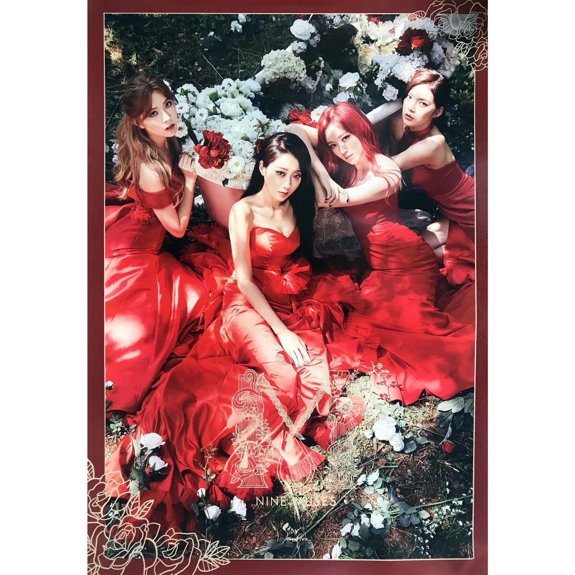 나인뮤지스 | NINE MUSES | 5TH MINI ALBUM [ MUSES DIARY PART 2 IDENTITY ] | POSTER ONLY