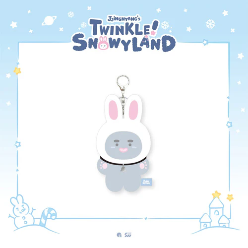 ONEW POP-UP JJINGNYANGS TWINKLE SNOWYLAND MD [ JJING-MEOK KEYRING ]