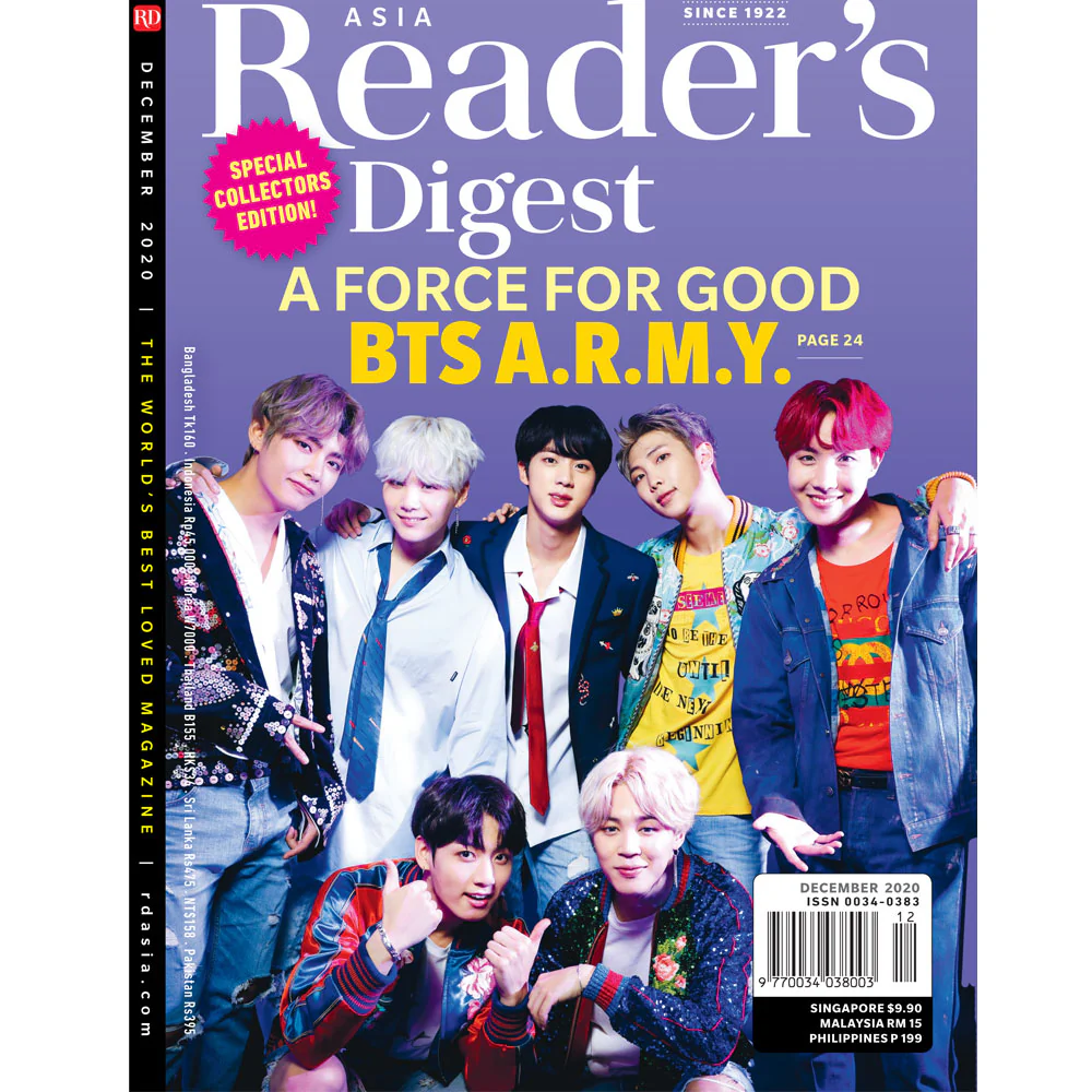 READER'S DIGEST 2020-12 [ BTS ] ASIA EDITION