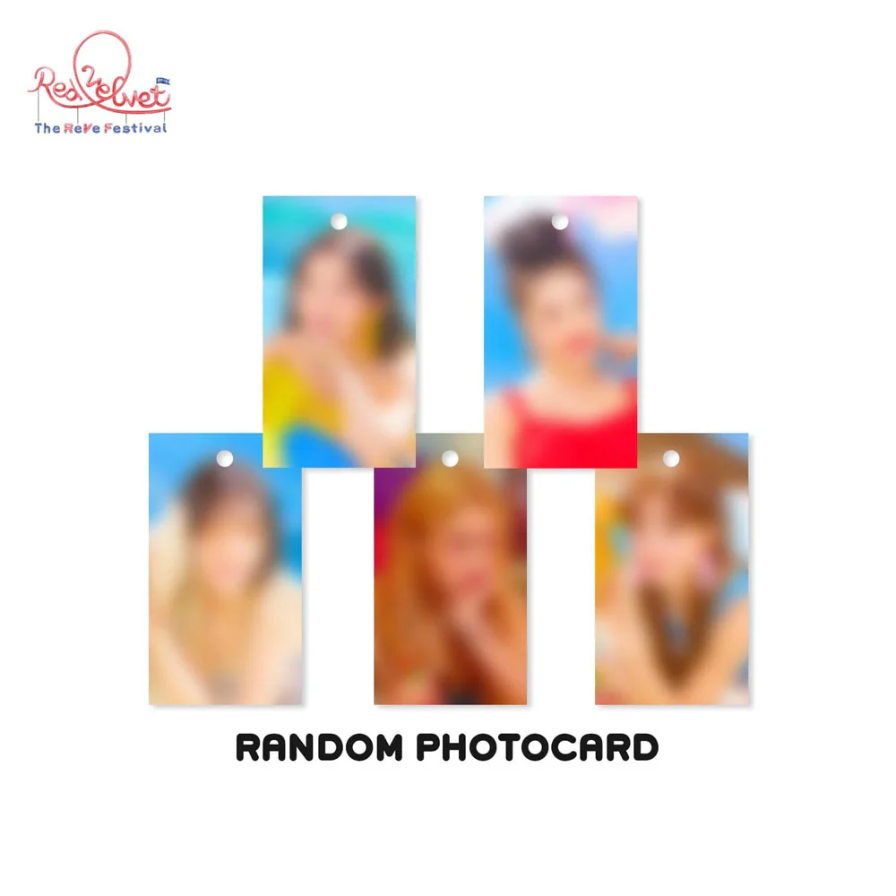 레드벨벳 | RED VELVET [ THE REVE FESTIVAL: DAY 2 ] HEART CHARM KEYCHAIN + PHOTO TAG - Image 2