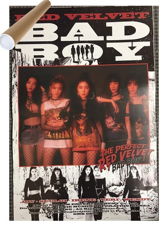 레드벨벳 | RED VELVET | 2ND ALBUM REPACKAGE [ THE PERFECT RED VELVET - BAD BOY ] | POSTER ONLY