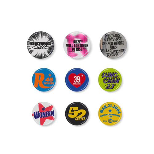 RIIZE [ PIN BUTTON SET ] 2025 CONCERT TOUR RIIZING LOUD MD