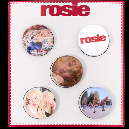 ROSÉ [ ROSIE ] (MD) PIN BUTTON SET - Image 2