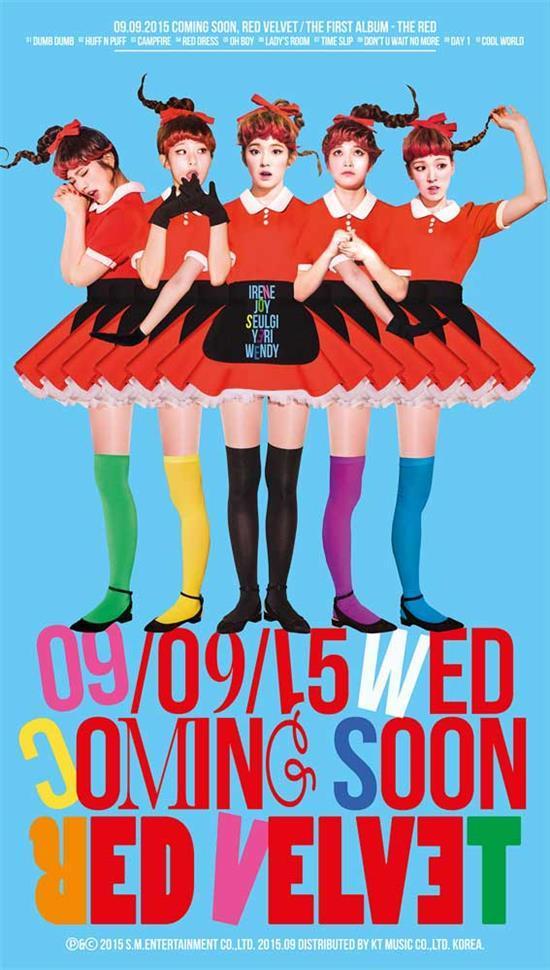 레드벨벳 | RED VELVET | 1ST ALBUM [ THE RED ] | (B VER.) POSTER ONLY