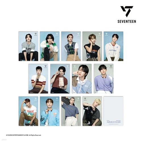 SEVENTEEN [ ALWAYS YOURS ] 3D LENTICULAR POSTCARD SET