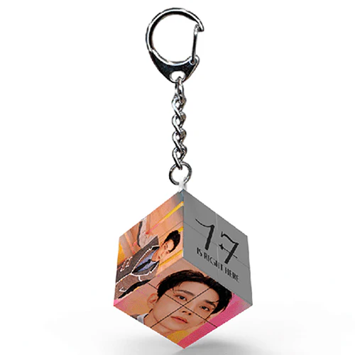 SEVENTEEN MINI CUBE KEYRING [ 17 RIGHT HERE ] - Image 4