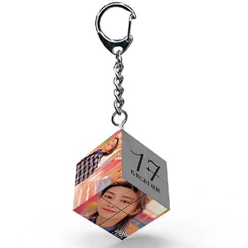 SEVENTEEN MINI CUBE KEYRING [ 17 RIGHT HERE ] - Image 9