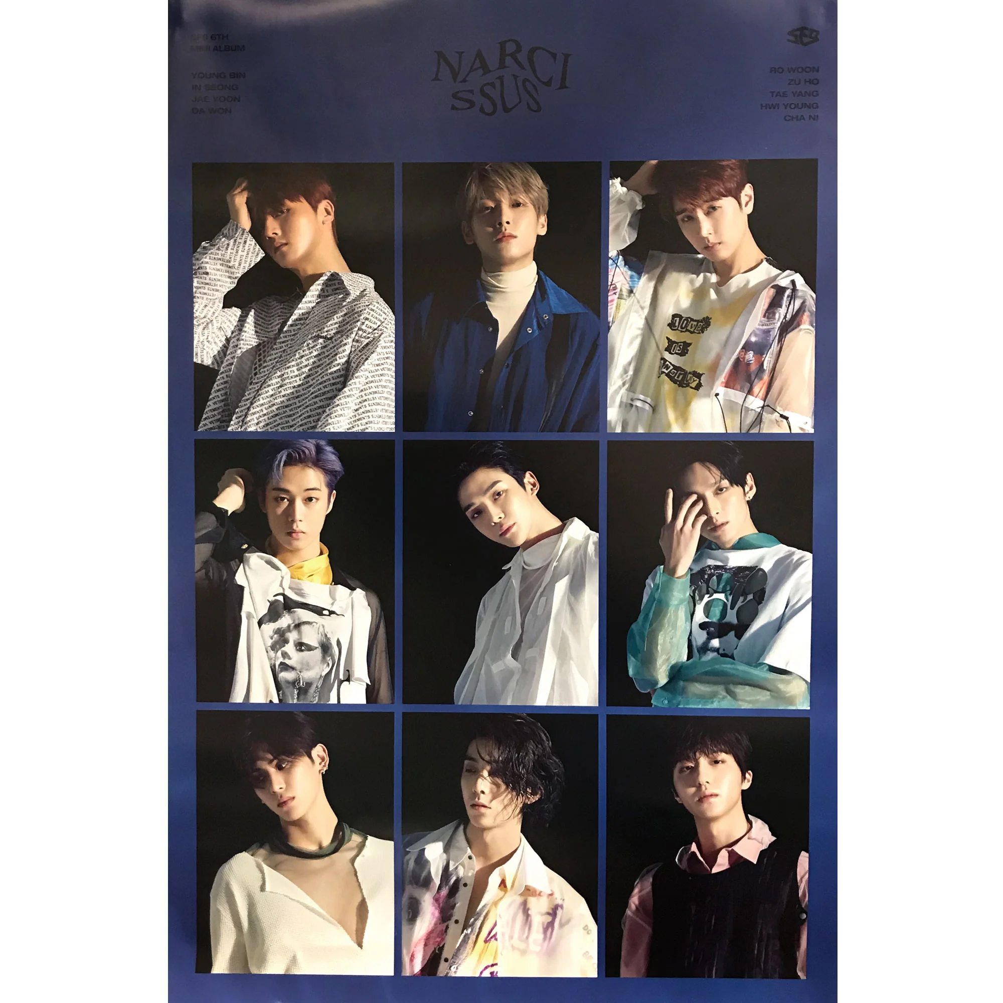 에스에프나인 | SF9 | 6TH MINI ALBUM [ NARCISSUS ] | (VERSION 2) POSTER ONLY