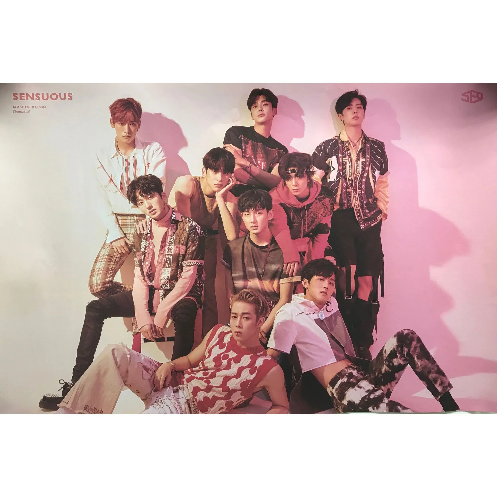 에스에프나인 | SF9 | 5TH MINI ALBUM [ SENSUOUS ] | (EXPLODED EMOTION VER.) POSTER ONLY
