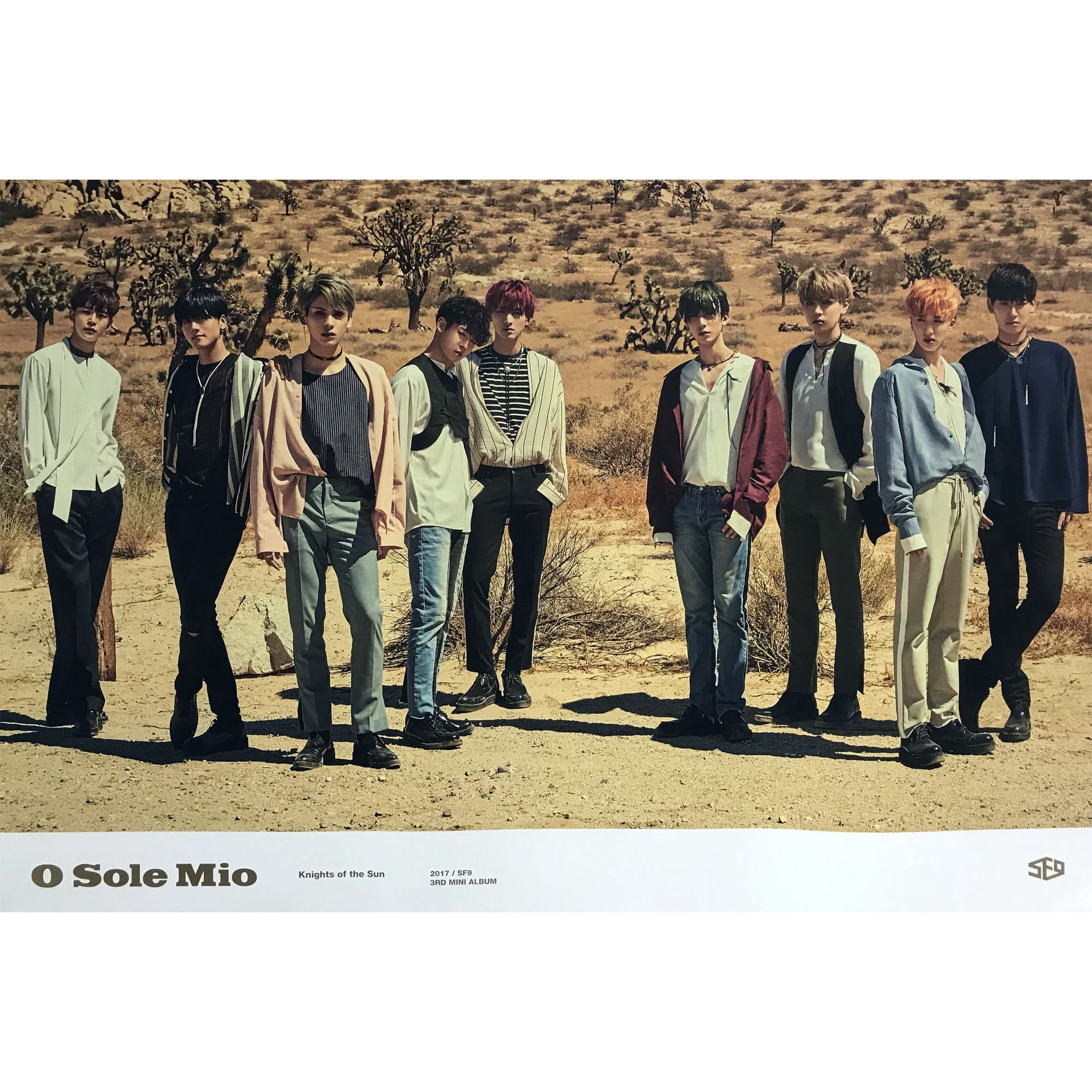 에스에프나인 | SF9 | 3RD MINI ALBUM [ KNIGHTS OF THE SUN ] | POSTER ONLY - Image 2