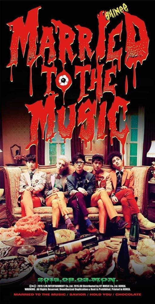 샤이니 | SHINEE | 4TH ALBUM REPACKAGE [ MARRIED TO THE MUSIC ] | POSTER ONLY