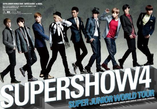 슈퍼주니어 | SUPER JUNIOR | 4TH CONCERT [ SUPER SHOW 4 ] | POSTER ONLY
