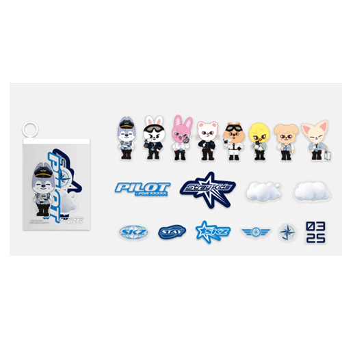 SKZOO CARRIER STICKER SET [ PILOT : FOR ★★★★★ ]