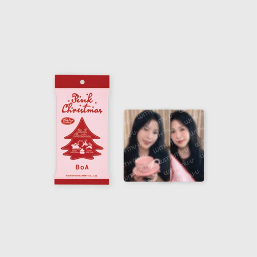 SM 2024 PINK CHRISTMAS OFFICIAL MD [ PHOTOCARD RANDOM PACK ] - Image 2