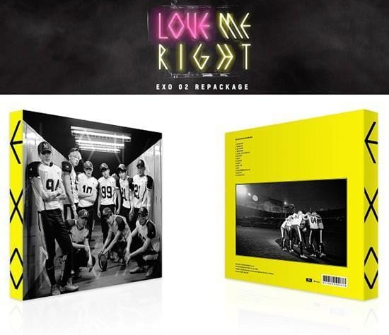 엑소 | EXO 2ND REPACKAGE ALBUM [ LOVE ME RIGHT ] KOREAN VER.