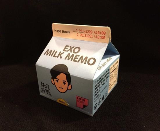 엑소 | EXO MILK MEMO BAEKHYUN VERSION