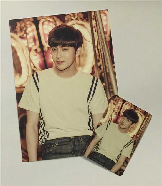 엑소 | EXO [ LOVE ME RIGHT ] POSTCARD + PHOTOCARD SET (SUHO)