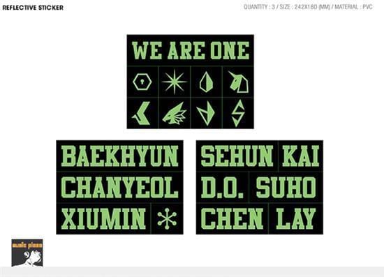 엑소 | EXO [ EXO’RDIUM ] REFLECTIVE STICKER