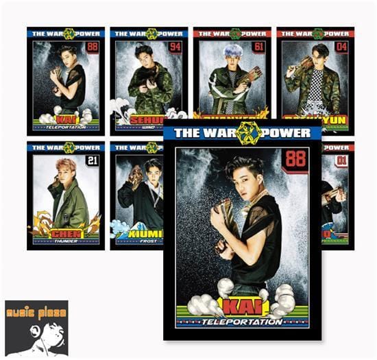 엑소 | EXO [ THE POWER OF MUSIC ] 3D LENTICULAR POSTCARD SET