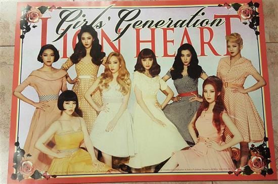 소녀시대 | GIRLS' GENERATION | 5TH ALBUM [ LION HEART ] | POSTER ONLY
