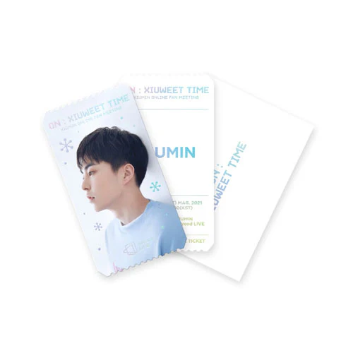시우민 | XIUMIN [ ON: XIUWEET TIME ] SPECIAL AR TICKET SET PHOTO VERSION