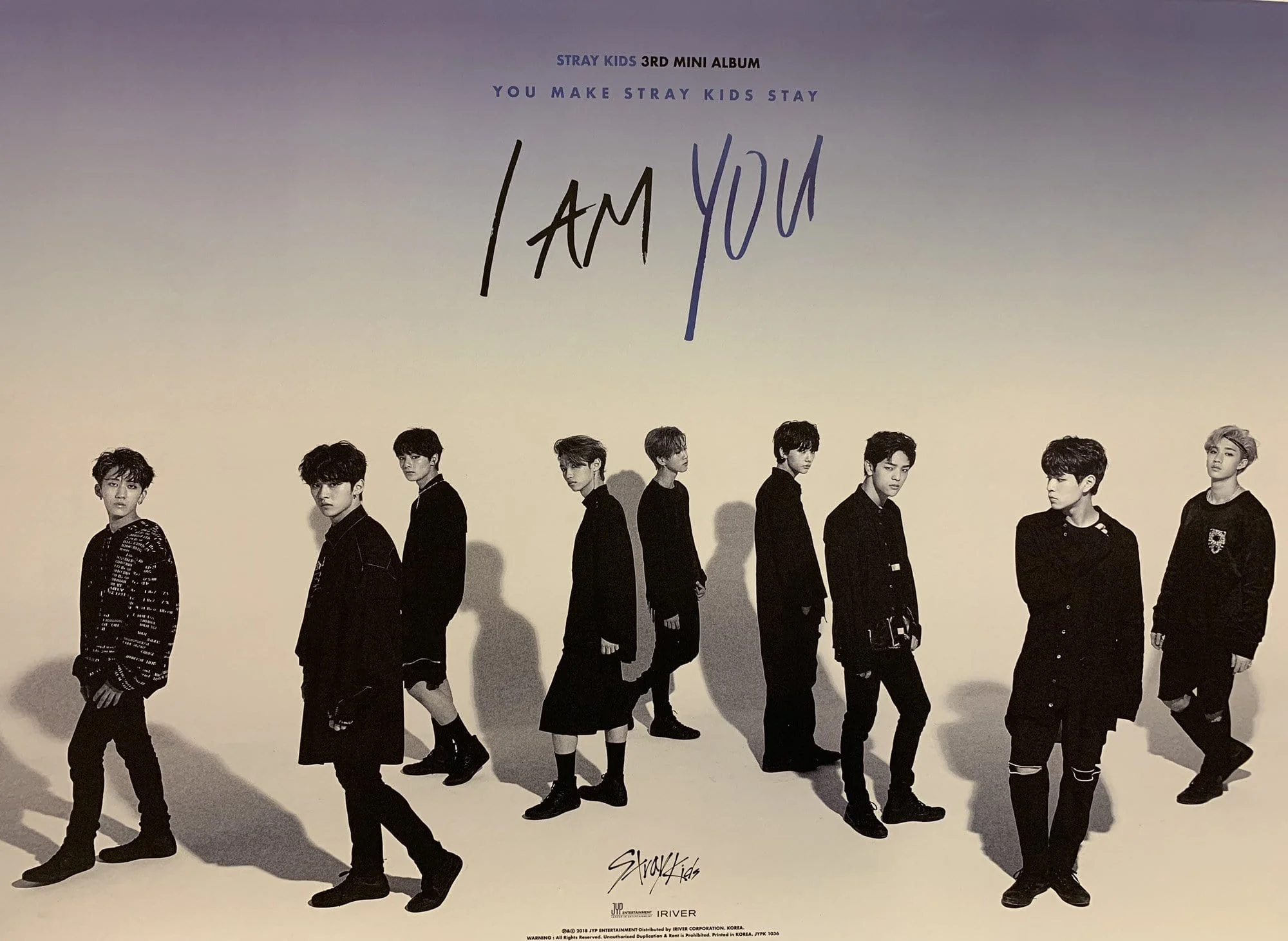 STRAY KIDS | 3RD MINI ALBUM [ I AM YOU ] | POSTER ONLY - Image 2