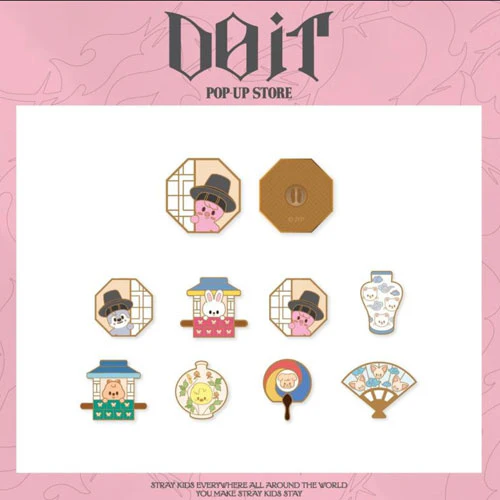 STRAY KIDS [ SKZOO BADGE ] DO IT POP-UP STORE OFFICIAL MERCH