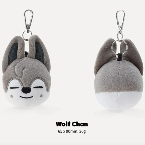 STRAY KIDS x SKZOO [ 애 ] MINI FACE KEYRING - Image 2