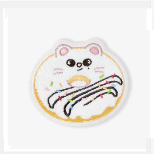 STRAY KIDS SKZOO POPUP STORE 2025 OFFICIAL GOODS [ CHENILLE EMBROIDERY COASTER ] - Image 4