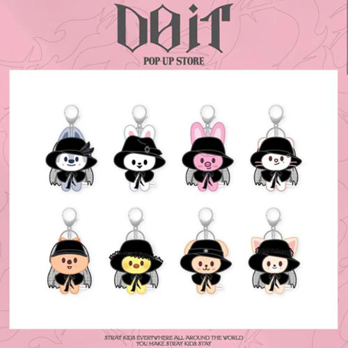 STRAY KIDS [ COSTUME MAGNET PLUSH KEYRING ] DO IT POP-UP STORE OFFICIAL MERCH