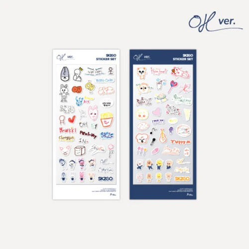 STRAY KIDS x SKZOO [ 애 ] STICKER SET