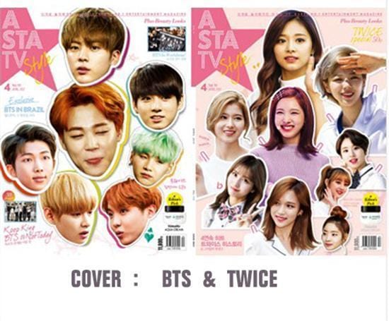 아스타 TV+STYLE | ASTA TV+ STYLE 2017-4 [ BTS / TWICE ]
