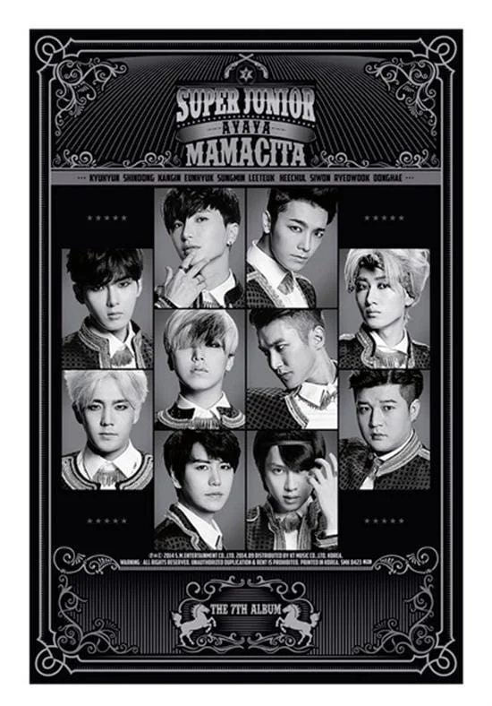 슈퍼주니어 | SUPER JUNIOR | 7TH ALBUM [ MAMACITA ] | (A VER.) POSTER ONLY