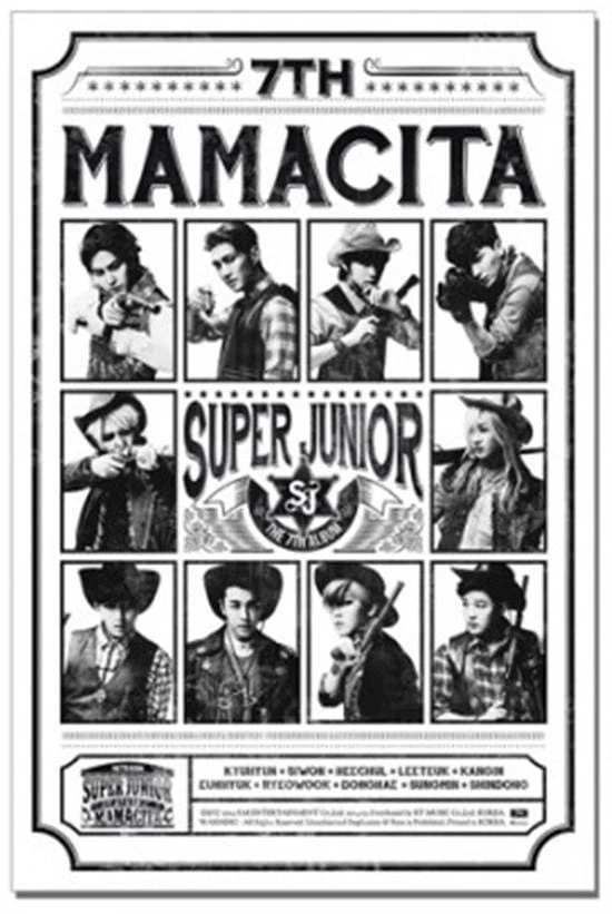 슈퍼주니어 | SUPER JUNIOR | 7TH ALBUM [ MAMACITA ] | (B VER.) POSTER ONLY