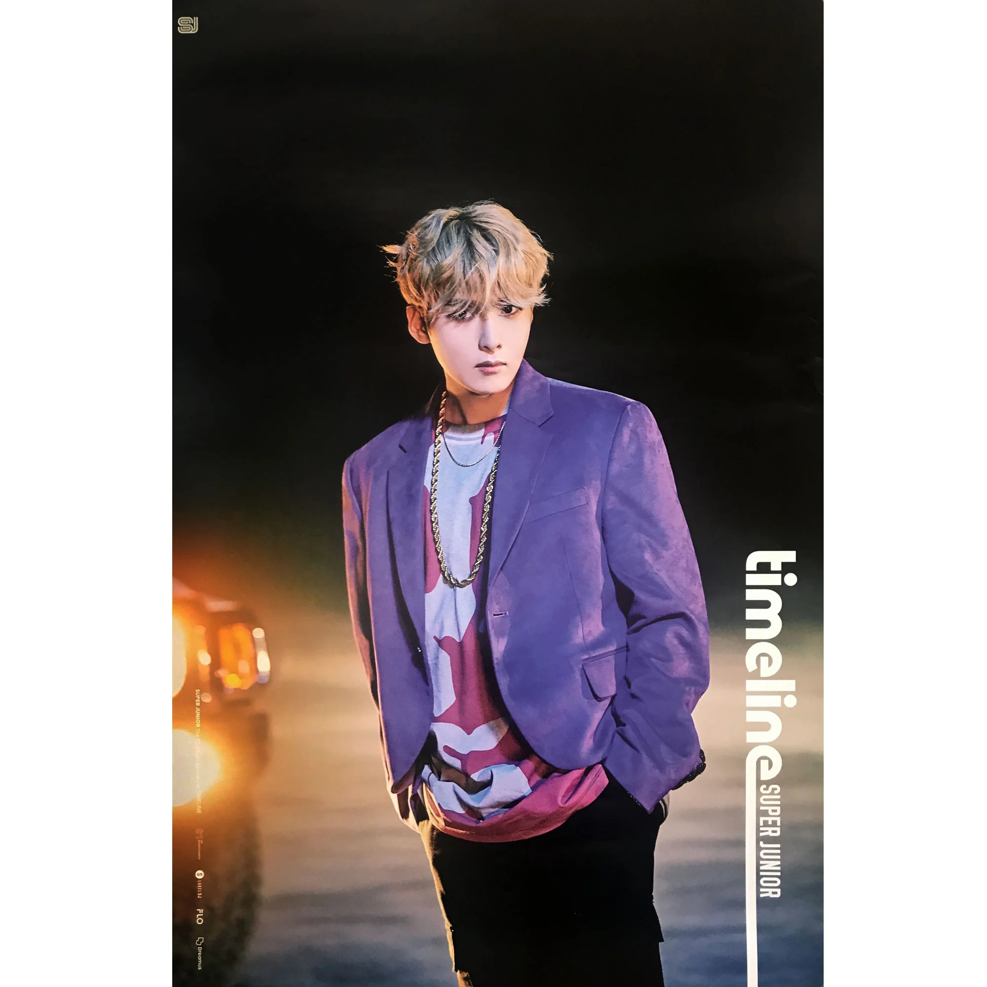 슈퍼쥬니어 | SUPER JUNIOR | 9TH ALBUM [ TIME LINE ] SPECIAL EDITION | (RYEOWOOK VER.) POSTER ONLY