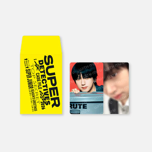 SUPER JUNIOR RANDOM TRADING CARD SET | 2026 SM ARTIST SEASON’S GREETINGS OFFICIAL MD