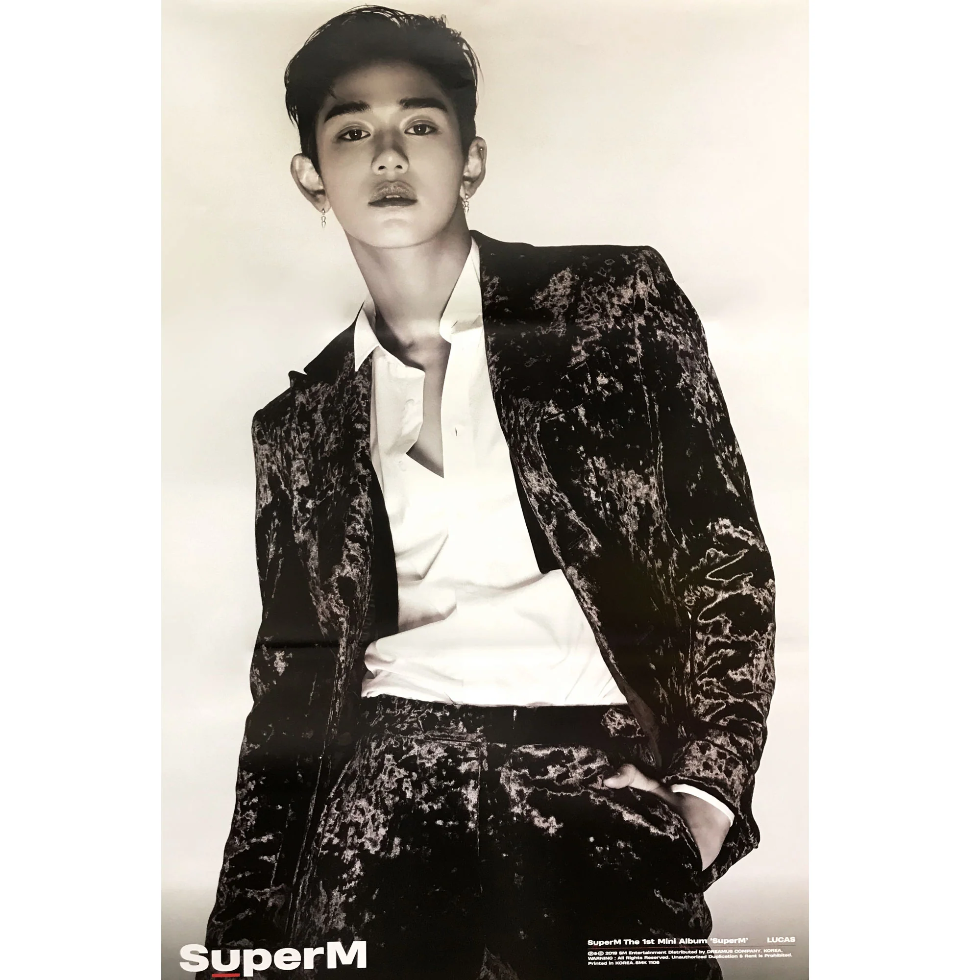 슈퍼엠 | SUPERM | 1ST MINI ALBUM [ SUPERM ] | (LUCAS VER.) POSTER ONLY