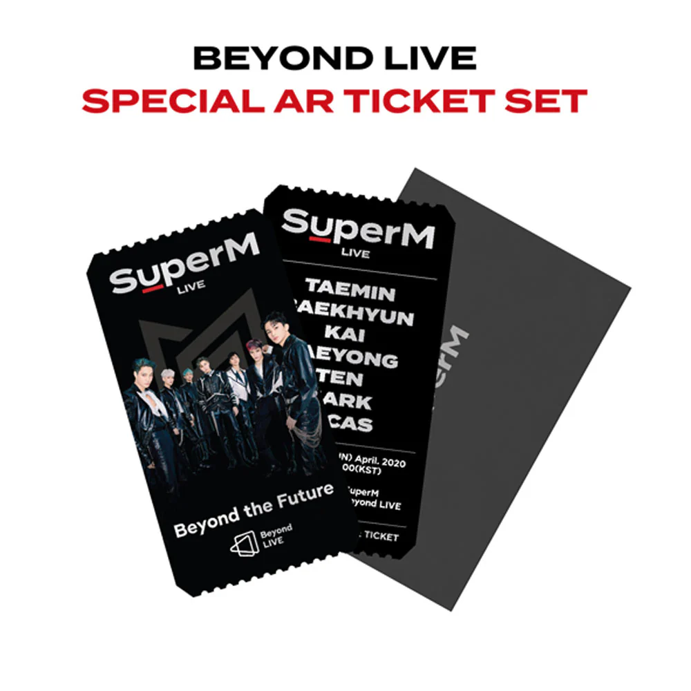 슈퍼엠 | SUPERM [ BEYOND THE FUTURE ] SPECIAL AR TICKET  SET