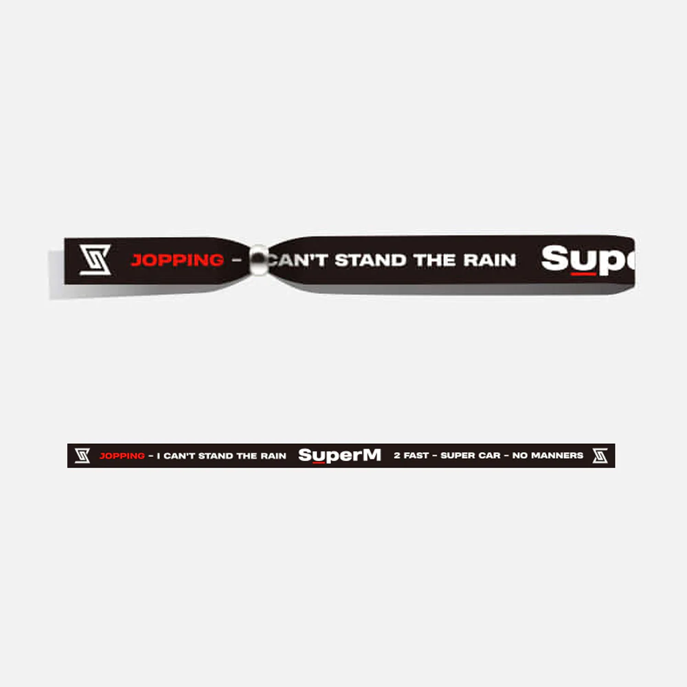 슈퍼엠 | SUPERM POP-UP FABRIC BRACELET