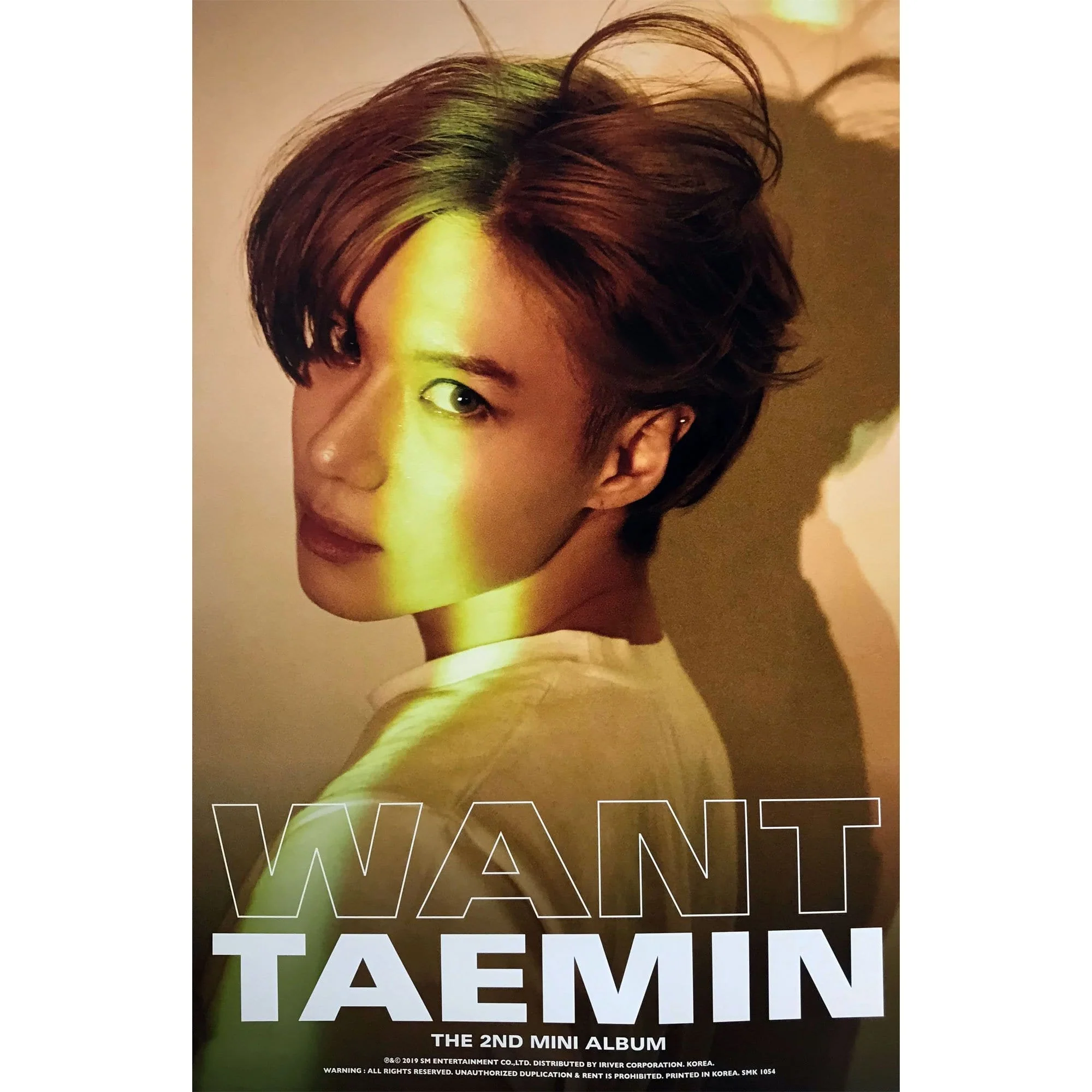 태민 | TAEMIN | 2ND MINI ALBUM [ WANT ] | POSTER ONLY - Image 3