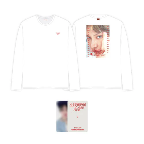 TAEMIN [ LONG SLEEVE T-SHIRT ] 2024-25 WORLD TOUR [ EPHEMERAL GAZE ] FINAL OFFICIAL MD