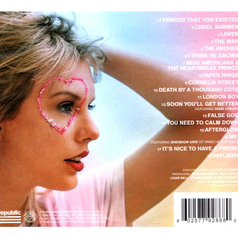 TAYLOR SWIFT 7TH ALBUM [ LOVER ] - Image 2