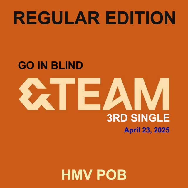 &TEAM 3rd single [Go In Blind] [Regular Edition] HMV