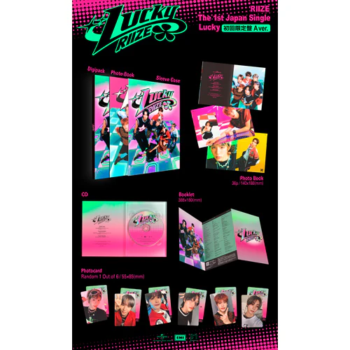 RIIZE Lucky [CD+BOOK+Photocard] First Press Limited Edition A - Image 2